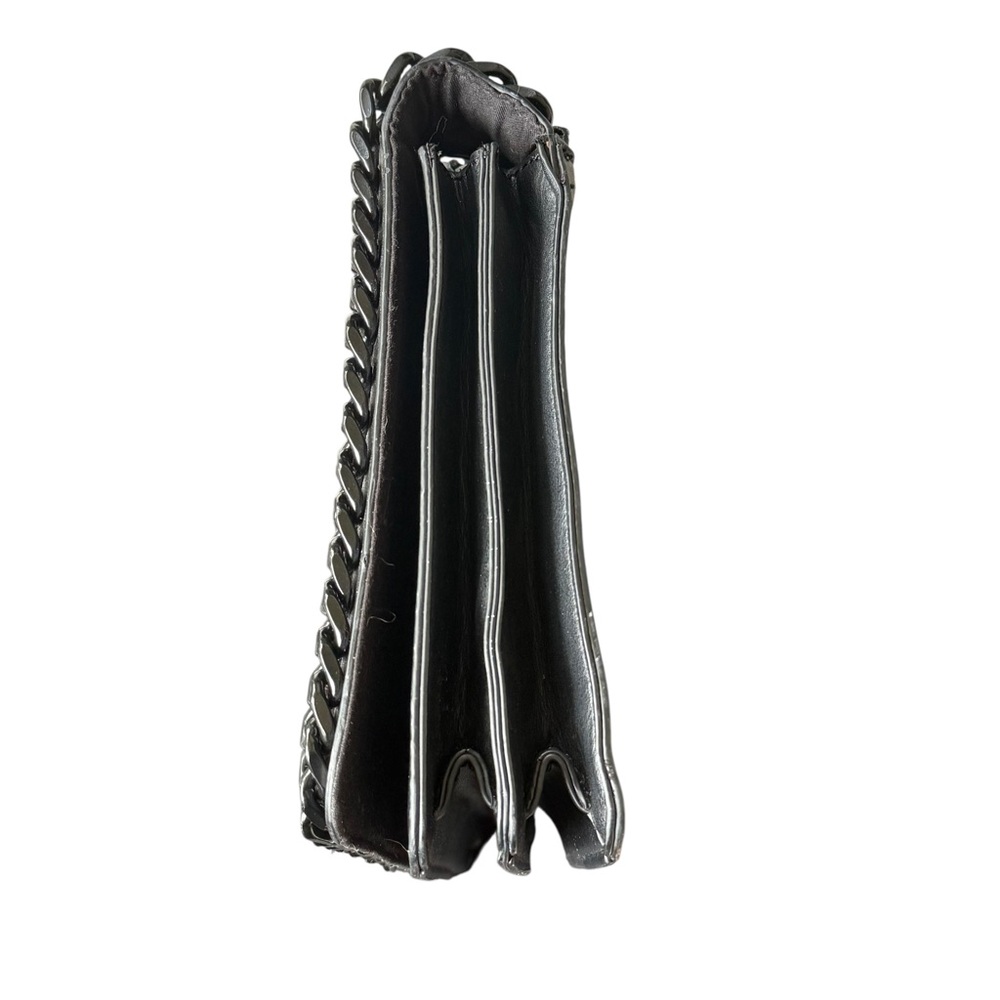 Aldo Greenwald black quilted chain detail crossbody bag - Picture 8 of 12